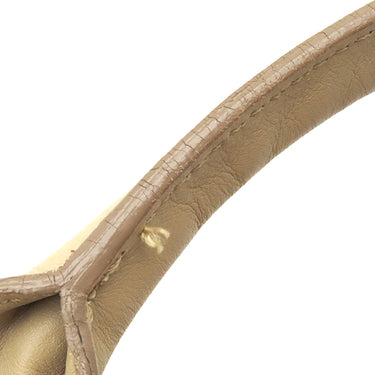 サルヴァトーレ・フェラガモ Salvatore Ferragamo ガンチーニ ベージュ レザー 2WAYバッグ ゴールド金具 トート ショルダー