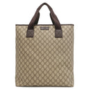 グッチ GUCCI GGスプリーム トート 181080 ベージュ×ブラウン GGスプリームキャンバス レザー 2WAYバッグ シルバー金具 ショルダーバッグ