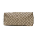 グッチ GUCCI GGスプリーム トート 181080 ベージュ×ブラウン GGスプリームキャンバス レザー 2WAYバッグ シルバー金具 ショルダーバッグ