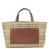 バーバリー BURBERRY ノバチェック トート アーカイブベージュ コーティングキャンバス レザー トートバッグ ゴールド金具 チェック柄 馬上の騎士 馬