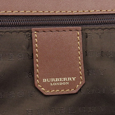 バーバリー BURBERRY ノバチェック トート アーカイブベージュ コーティングキャンバス レザー トートバッグ ゴールド金具 チェック柄 馬上の騎士 馬