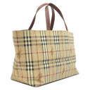 バーバリー BURBERRY ノバチェック トート アーカイブベージュ コーティングキャンバス レザー トートバッグ ゴールド金具 チェック柄 馬上の騎士 馬
