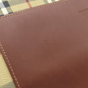 バーバリー BURBERRY ノバチェック トート アーカイブベージュ コーティングキャンバス レザー トートバッグ ゴールド金具 チェック柄 馬上の騎士 馬