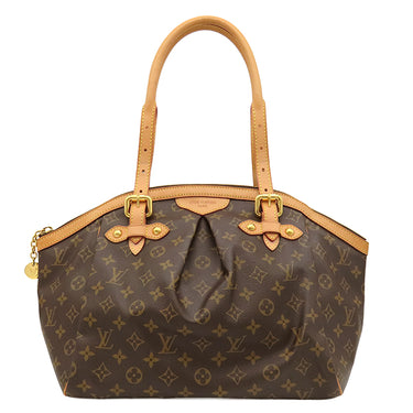 ルイヴィトン LOUIS VUITTON ティヴォリGM M40144 モノグラム モノグラムキャンバス ハンドバッグ ゴールド金具 茶 トート 肩掛け
