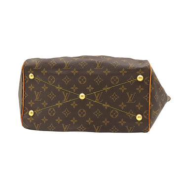 ルイヴィトン LOUIS VUITTON ティヴォリGM M40144 モノグラム モノグラムキャンバス ハンドバッグ ゴールド金具 茶 トート 肩掛け