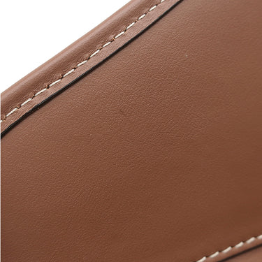 バーバリー BURBERRY ポケットバッグ ナチュラル×モルトブラウン キャンバス レザー 2WAYバッグ ゴールド金具 茶 ハンドバッグ ショルダー