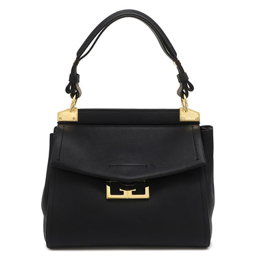 ジバンシイ GIVENCHY ミスティック スモール ブラック レザー 2WAYバッグ ゴールド金具 黒 ハンドバッグ ショルダー