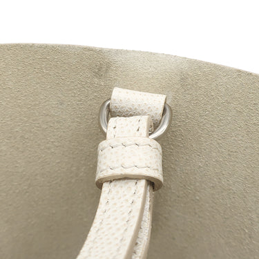 セリーヌ CELINE スモール バーティカル カバ 176163XBB クリーム レザー 2WAYバッグ シルバー金具 白 黒 バイカラー トート ショルダー