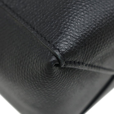 セリーヌ CELINE スモール バーティカル カバ 176163XBB クリーム レザー 2WAYバッグ シルバー金具 白 黒 バイカラー トート ショルダー