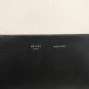 セリーヌ CELINE スモール バーティカル カバ 176163XBB クリーム レザー 2WAYバッグ シルバー金具 白 黒 バイカラー トート ショルダー