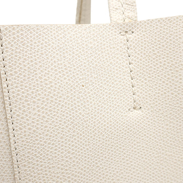 セリーヌ CELINE スモール バーティカル カバ 176163XBB クリーム レザー 2WAYバッグ シルバー金具 白 黒 バイカラー トート ショルダー