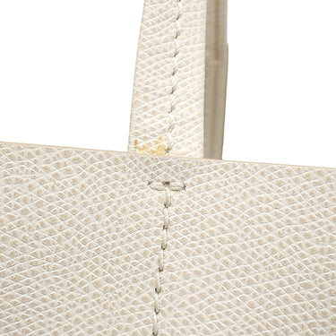 セリーヌ CELINE スモール バーティカル カバ 176163XBB クリーム レザー 2WAYバッグ シルバー金具 白 黒 バイカラー トート ショルダー