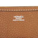 エルメス HERMES エヴリン2 GM ゴールド トリヨンクレマンス ショルダーバッグ シルバー金具 茶 エブリン