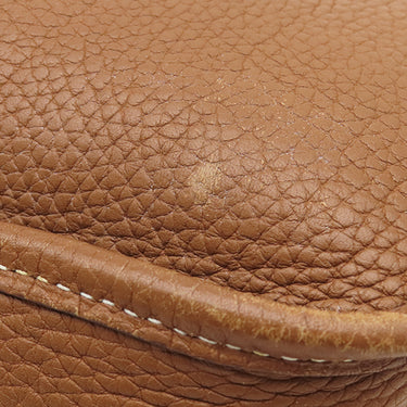 エルメス HERMES エヴリン2 GM ゴールド トリヨンクレマンス ショルダーバッグ シルバー金具 茶 エブリン