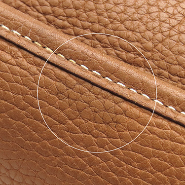 エルメス HERMES エヴリン2 GM ゴールド トリヨンクレマンス ショルダーバッグ シルバー金具 茶 エブリン