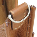 エルメス HERMES エヴリン2 GM ゴールド トリヨンクレマンス ショルダーバッグ シルバー金具 茶 エブリン
