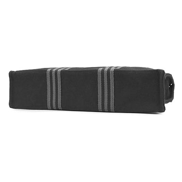 エルメス HERMES フールトゥ MM ブラック キャンバス トートバッグ シルバー金具 黒 グレー A4 ハンドバッグ トート
