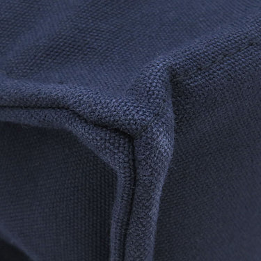 エルメス HERMES ドーヴィル MM ネイビー キャンバス トートバッグ シルバー金具 紺