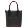クリスチャンルブタン Christian Louboutin カバタ N/S ミニ 1215096CM53 ブラック カーフ 2WAYバッグ ガンメタル金具 黒 赤 スタッズ スパイク トート ショルダー