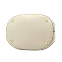 マルニ MARNI パニエ バケットバッグ ホワイト レザー 2WAYバッグ ゴールド金具 アイボリー ハンドバッグ ショルダー ポーチ付き