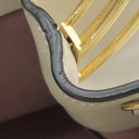 マルニ MARNI パニエ バケットバッグ ホワイト レザー 2WAYバッグ ゴールド金具 アイボリー ハンドバッグ ショルダー ポーチ付き