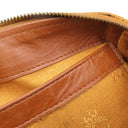 エムシーエム MCM ヴィセトス ミニ ボストン コニャック PVC 2WAYバッグ ゴールド金具 ハンドバッグ ショルダー MCM 茶