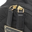 マークジェイコブス MARC JACOBS キルティング ミニ リュック M0016679 ブラック ポリエステル レザー リュック・デイパック 黒 ロゴプレート