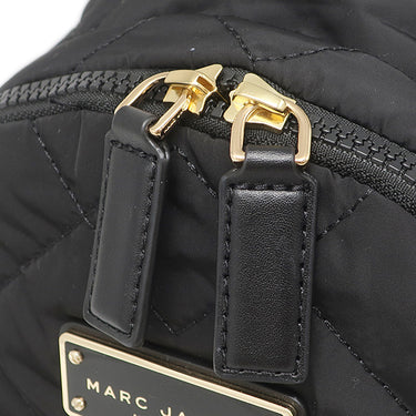 マークジェイコブス MARC JACOBS キルティング ミニ リュック M0016679 ブラック ポリエステル レザー リュック・デイパック 黒 ロゴプレート