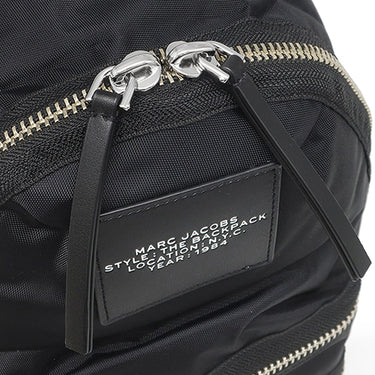 マークジェイコブス MARC JACOBS ザ バイカー ナイロン バックパック ミディアム 2F3HBP029H02 ブラック ナイロン レザー リュック・デイパック シルバー金具 未使用