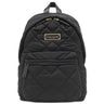 マークジェイコブス MARC JACOBS キルティング リュック M0011321 ブラック ポリエステル レザー リュック・デイパック ゴールド金具 黒 ロゴプレート