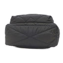 マークジェイコブス MARC JACOBS キルティング リュック M0011321 ブラック ポリエステル レザー リュック・デイパック ゴールド金具 黒 ロゴプレート