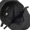 マークジェイコブス MARC JACOBS キルティング リュック M0011321 ブラック ポリエステル レザー リュック・デイパック ゴールド金具 黒 ロゴプレート