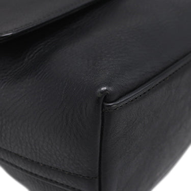 コーチ COACH チャールズ メッセンジャーバッグ F54792 ブラック レザー ショルダーバッグ シルバー金具 黒