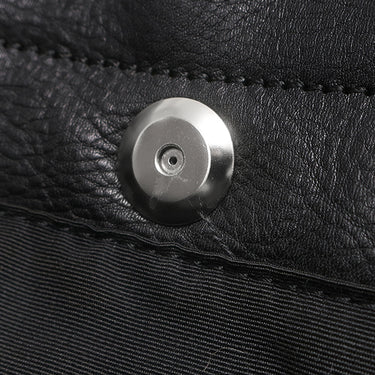 コーチ COACH チャールズ メッセンジャーバッグ F54792 ブラック レザー ショルダーバッグ シルバー金具 黒