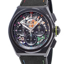 腕時計 ゼニス ZENITH デファイ 21 クロマ II エルプリメロ 49.9013.9004/21.R952 自動巻き メンズ OH済 スケルトン 黒 限定