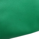 ロエベ LOEWE フラメンコクラッチ ミニ グリーン レザー ショルダーバッグ 緑 アナグラム ポシェット 巾着 ドロスト