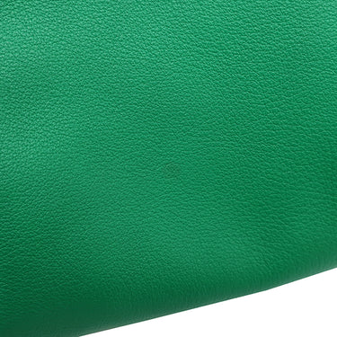 ロエベ LOEWE フラメンコクラッチ ミニ グリーン レザー ショルダーバッグ 緑 アナグラム ポシェット 巾着 ドロスト