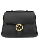 グッチ GUCCI インターロッキングG チェーンショルダー 510302 ブラック レザー 2WAYバッグ ゴールド金具 黒 ハンドバッグ ショルダー アウトレット品
