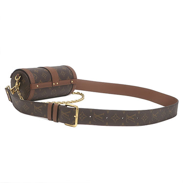ルイヴィトン LOUIS VUITTON パピヨントランク M57835 モノグラム モノグラムキャンバス 2WAYバッグ ゴールド金具 茶 ハンドバッグ ショルダーバッグ