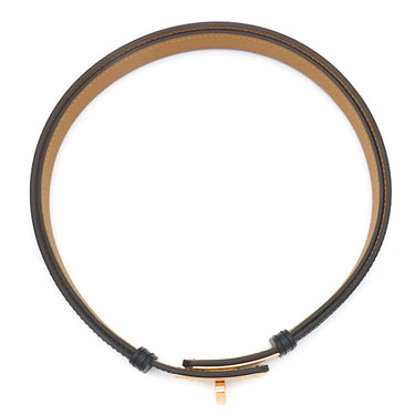 エルメス HERMES ケリー 18 H069853CD89 ブラック ヴォーエプソン ベルト ローズゴールド金具 新品 未使用 ターンロック スライド調節 PG RG 2026年製
