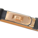 エルメス HERMES ケリー 18 H069853CD89 ブラック ヴォーエプソン ベルト ローズゴールド金具 新品 未使用 ターンロック スライド調節 PG RG 2026年製