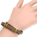 エルメス HERMES ポップＨ ドゥブルトゥール H500349 エトゥープ ヴォースイフト メタル T3 ブレスレット ゴールド金具 新品 未使用 2025年製