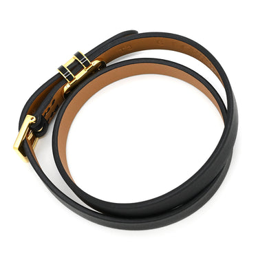 エルメス HERMES ポップＨ ドゥブルトゥール ブラック×ゴールド ヴォースイフト GP T3 ブレスレット 新品 未使用 2026年製