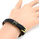 エルメス HERMES ポップＨ ドゥブルトゥール H500349 ブラック×ゴールド ヴォースイフト メタル T3 ブレスレット 新品 未使用 2025年製