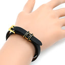 エルメス HERMES ポップＨ ドゥブルトゥール H500349 ブラック×ゴールド ヴォースイフト メタル T2 ブレスレット ゴールド金具 新品 未使用 2026年製