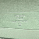 エルメス HERMES ベアンコンパクト ヴェールデュー アリゲーターマット 二つ折り財布 シルバー金具 緑 クロコ