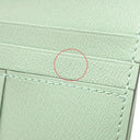 エルメス HERMES ベアンコンパクト ヴェールデュー アリゲーターマット 二つ折り財布 シルバー金具 緑 クロコ