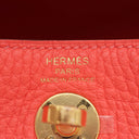 エルメス HERMES リンディ ミニ 20 ローズテキサス トリヨンクレマンス ショルダーバッグ ゴールド金具
