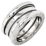 ブルガリ BVLGARI ビーゼロワン B-zero1 3バンド ホワイトゴールド K18WG #49(JP9) リング 指輪 18K WG 750 18金 8.5号