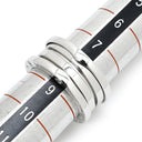 ブルガリ BVLGARI ビーゼロワン B-zero1 3バンド ホワイトゴールド K18WG #49(JP9) リング 指輪 18K WG 750 18金 8.5号